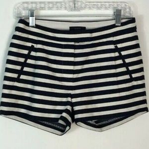 J. Crew Horizontal Stripe Twill Shorts